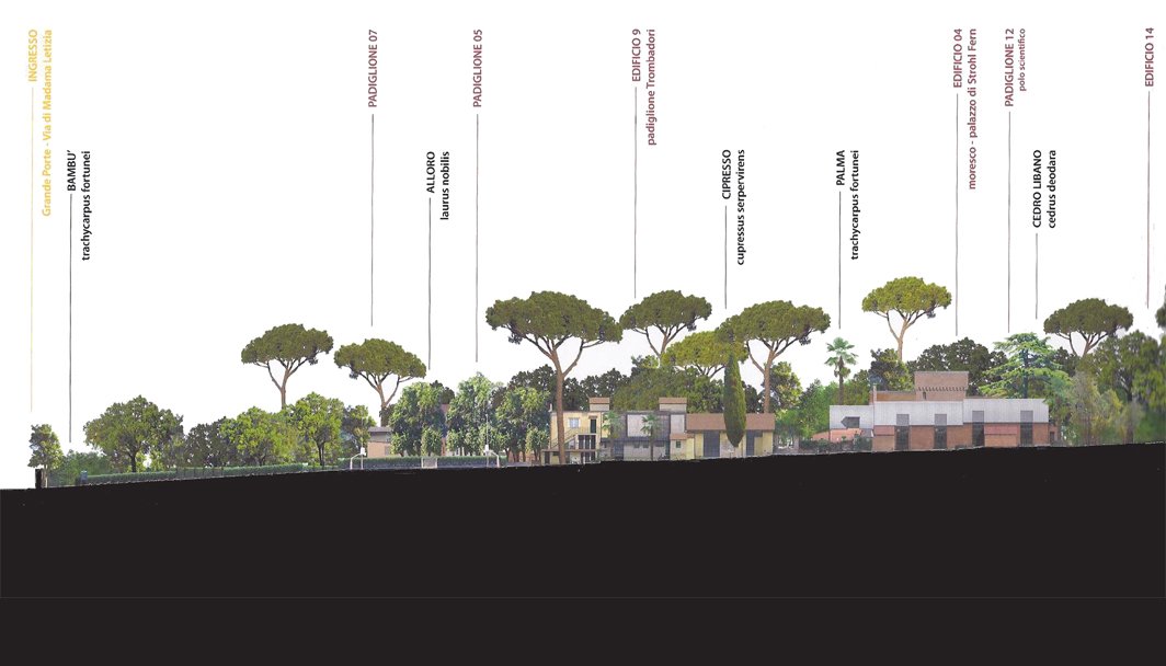 progetto preliminare di recupero e riqualificazione della villa strohl-fern