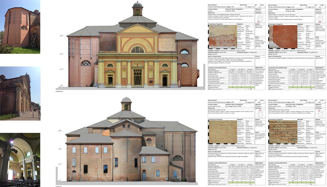 progetto preliminare di riparazione post sisma della chiesa di s. maria assunta a reggiolo
